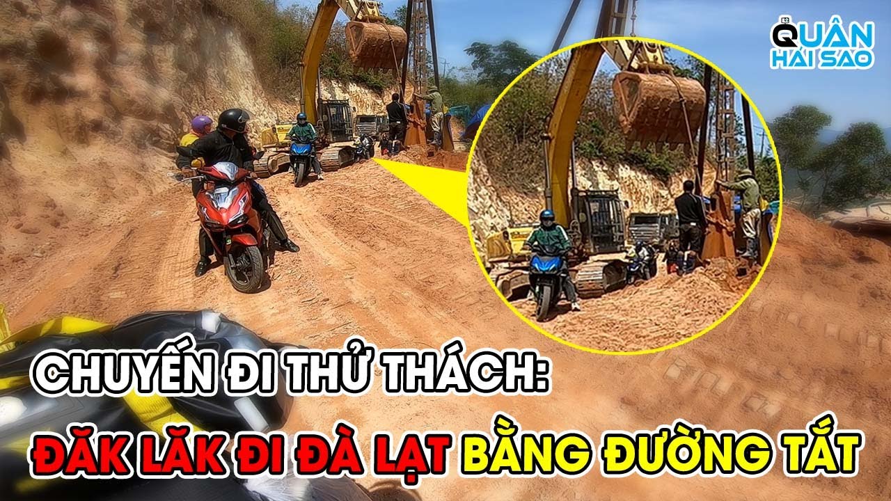 ĐẮK LĂK ĐI ĐƯỜNG TẮT VỀ ĐÀ LẠT: Ngắn Hơn QL27 - Đi Xuyên Rừng - Chạy Xuyên Bụi | Quân Hái Sao