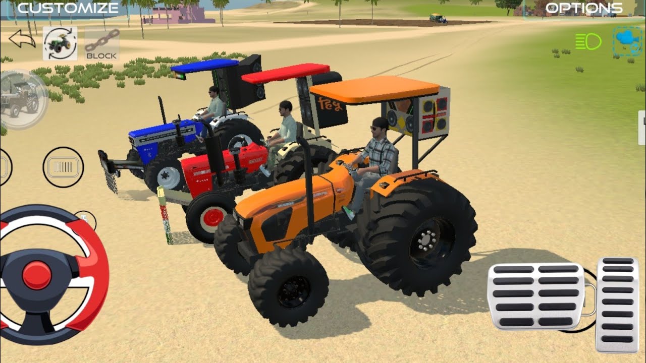 Indian tractor stuck in mud tractors rescue the truck #truck #tractor