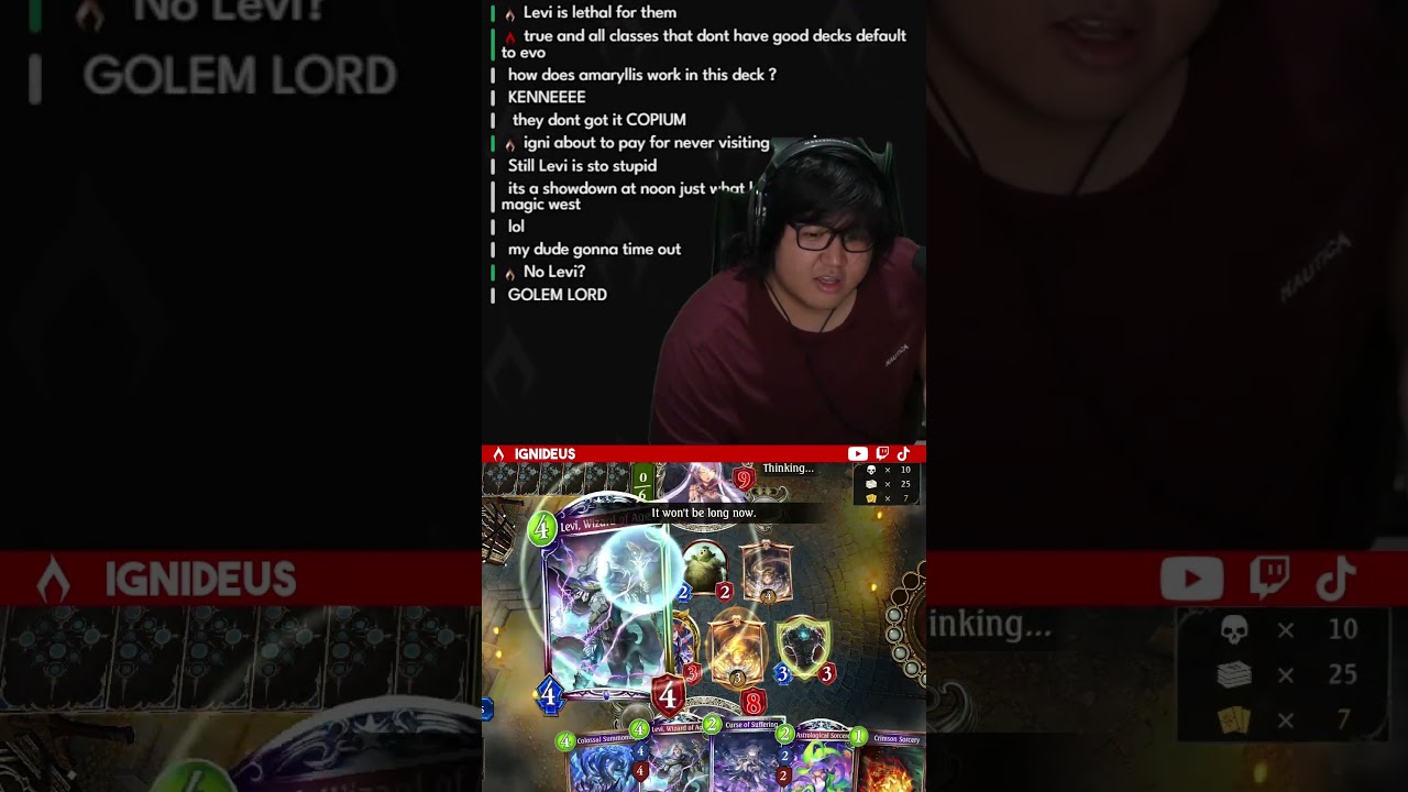 Shadowverse fried his brain