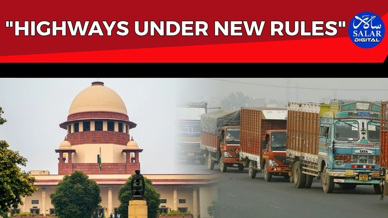 Supreme Court Issues Pan-India Road Safety Rules, Bans Heavy Vehicle Parking on Highways