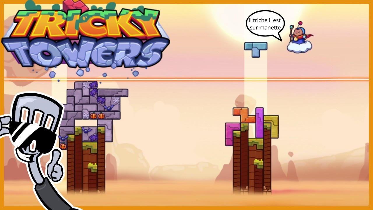 3 idiots qui joue &agrave; Tricky Towers