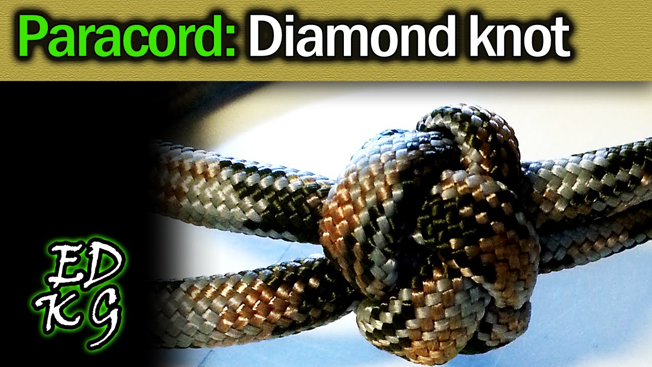 Simple Paracord: Diamond or Lanyard knot