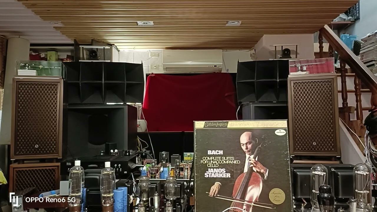 3.4)Bach Complete Suites for unaccompanied cello(3-4))Janos Starker.