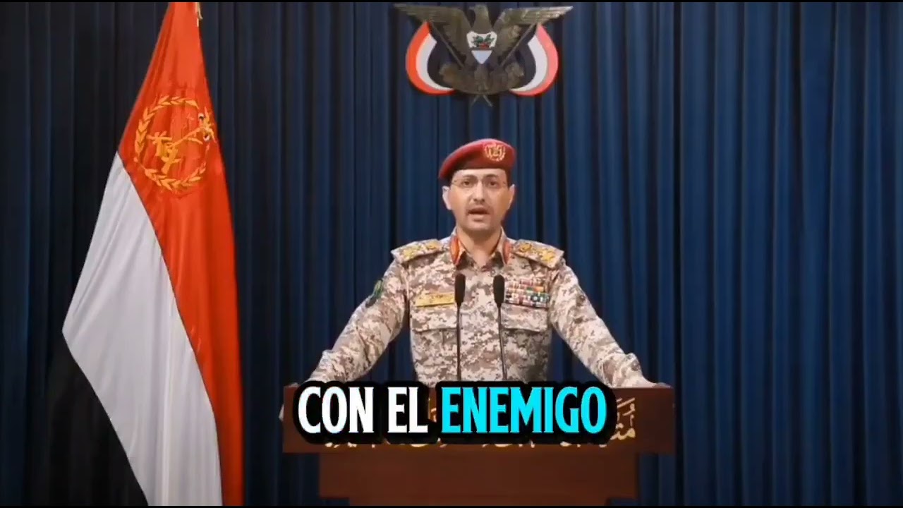 🇾🇪 🇮🇷  Ansar Allah, Yahya Sare🔹El Portavoz oficial de las Fuerzas Armadas de Yemen.