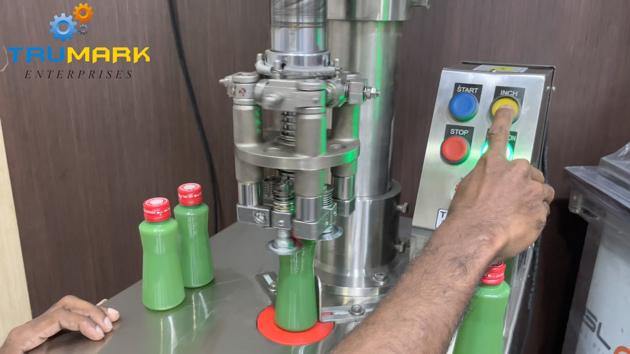 SEMI AUTO ROPP CAP SEALING MACHINE - LATEST MODEL