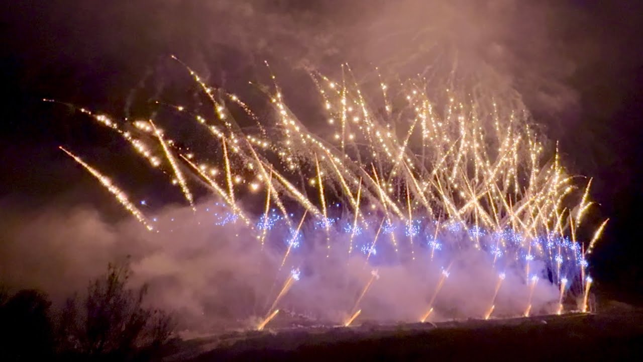 4K - Burgio (AG) Pasqua 2026 - Spettacolo Pirotecnico Zio Piro Vaccalluzzo - San Vito Martire