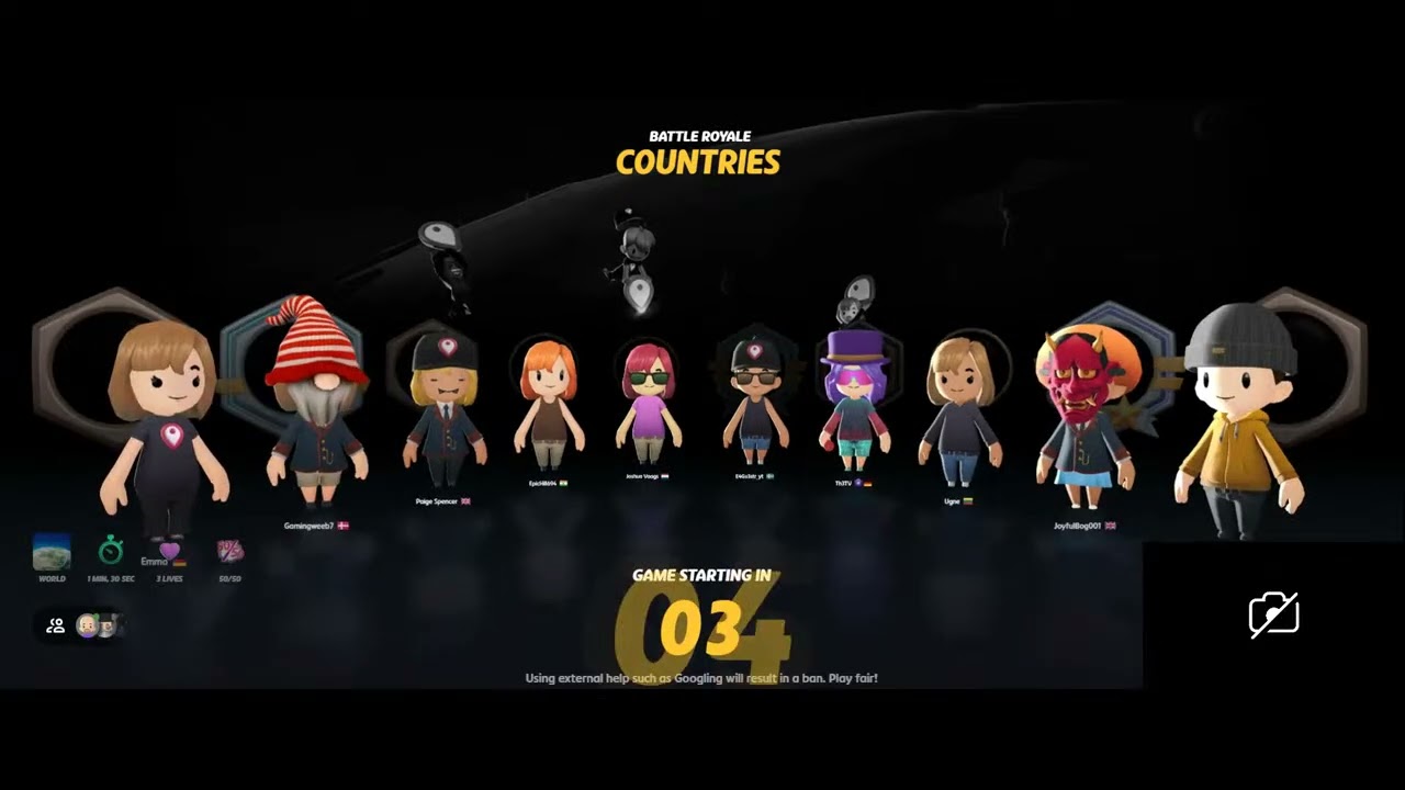 Geoguessr Battle royal from stream