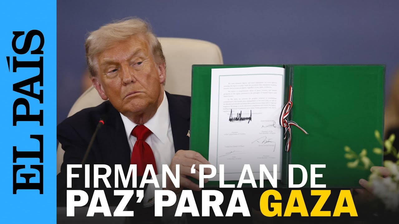 As&iacute; fue la FIRMA del PLAN DE PAZ para GAZA | EL PA&Iacute;S