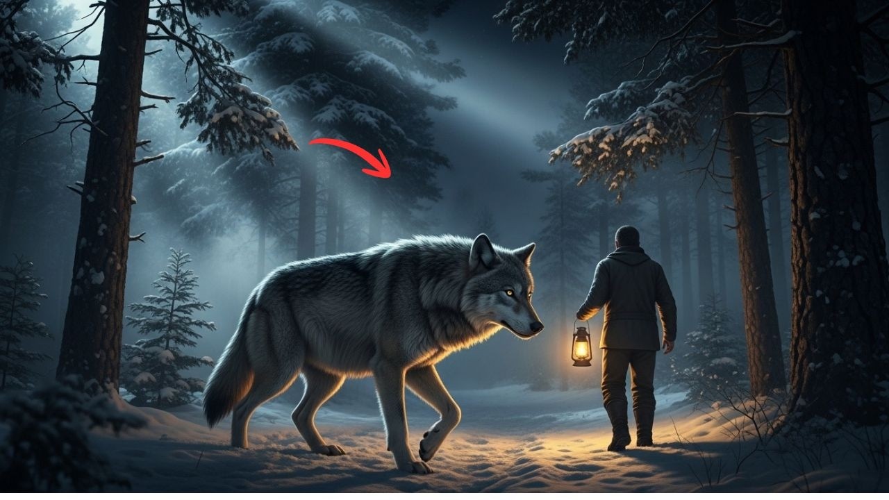 The WOLF sat at the forester's hut for 5 NIGHTS... what happened next will SHOCK you!