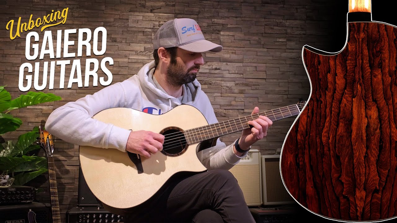 Unboxing a Gaiero OMC Acoustic Guitar - European Spruce & Ziricote