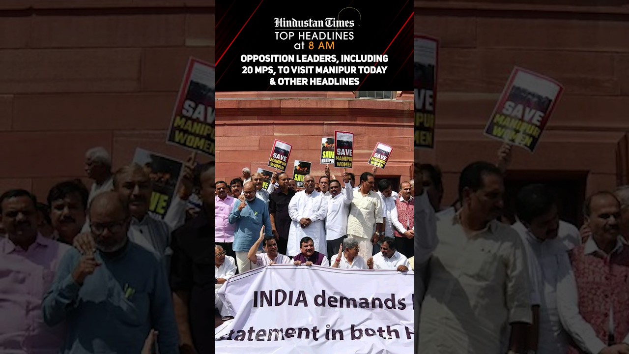Opposition Leaders, Including 20 MPs, To Visit Manipur Today & Other Headlines | News Wrap @8 AM