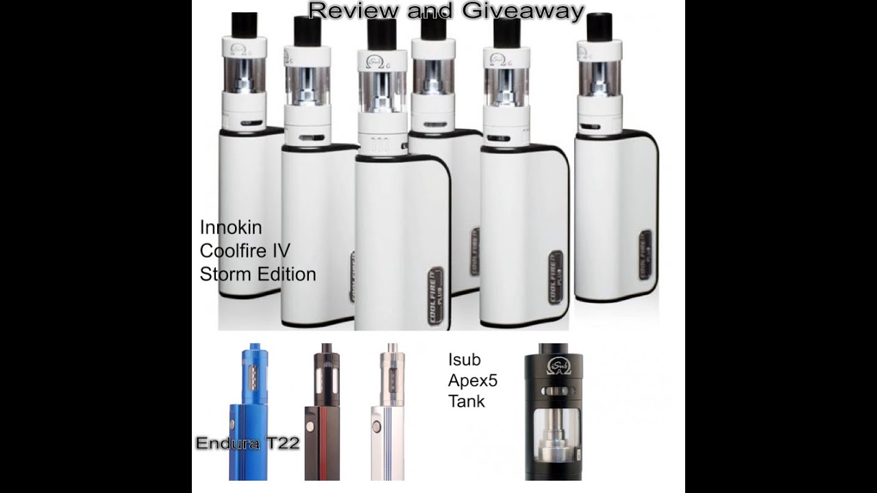 Innokin Coolfire IV Plus Storm Edition + Endura T22 + Apex5 Review and Giveaway