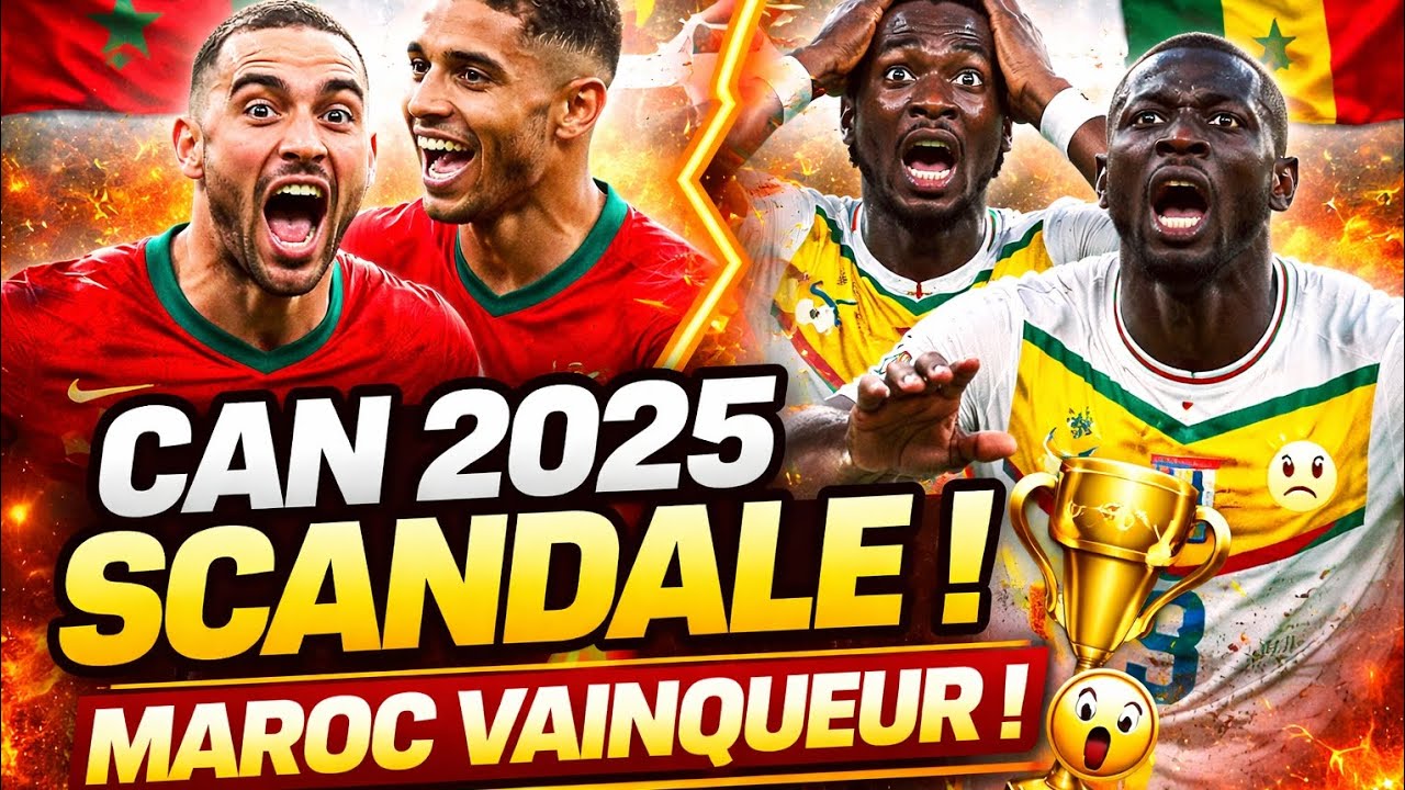 CAN 2025 : SCANDALE TOTAL ! Le Maroc déclaré vainqueur face au Sénégal 😱⚽#CAN2025 #CAF #MAROC