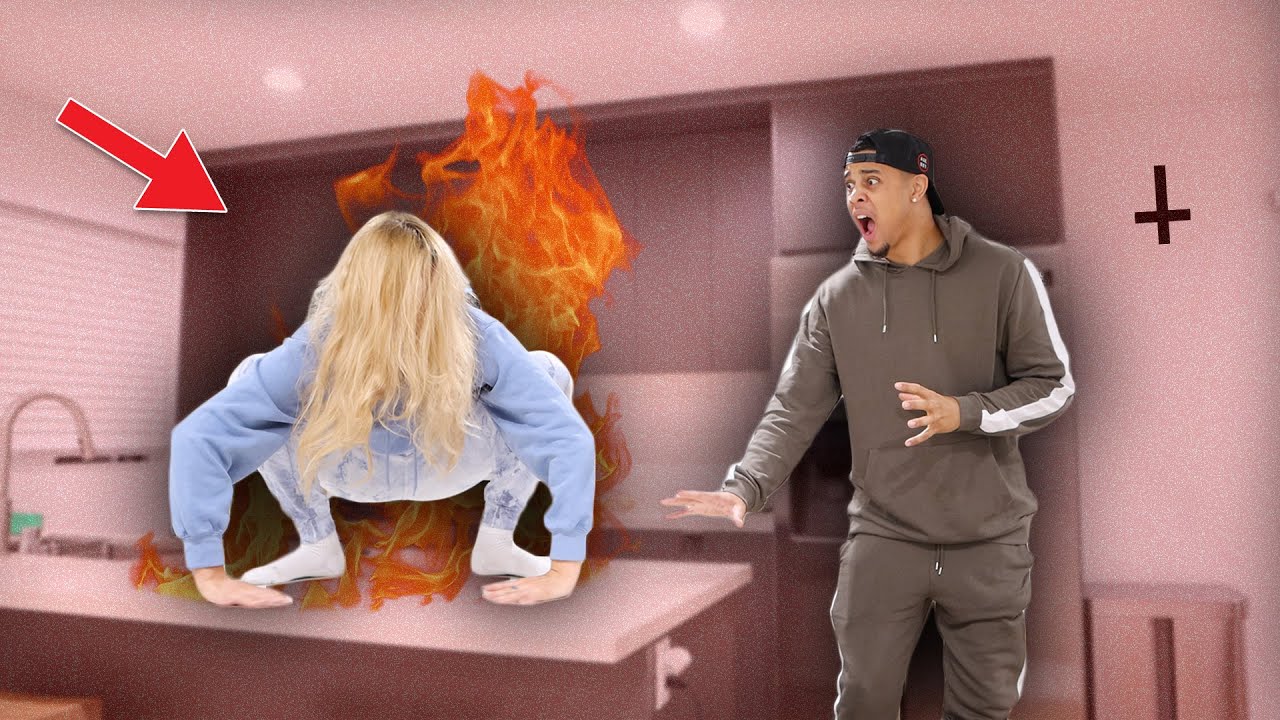 ACTING LIKE IM POSSESSED TO SEE HOW MY BOYFRIEND REACTS!! **HILARIOUS**