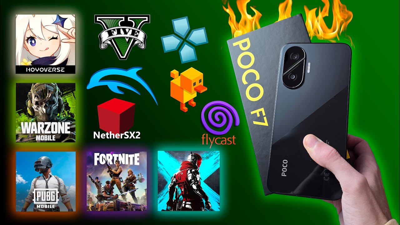 💥 POCO F7 en juegos y EMULADORES: Snapdragon 8s Gen 4 al LÍMITE!🎮