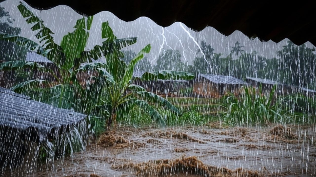 Super Heavy Rain Sounds 🌧️ | Instantly Relax Your Brain and Fall Asleep Without Overthinking