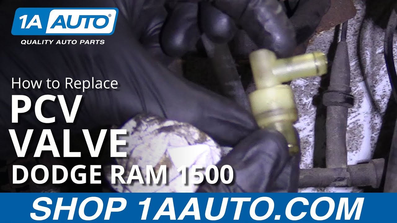 Как заменить клапан PCV 94-02 Dodge Ram 1500