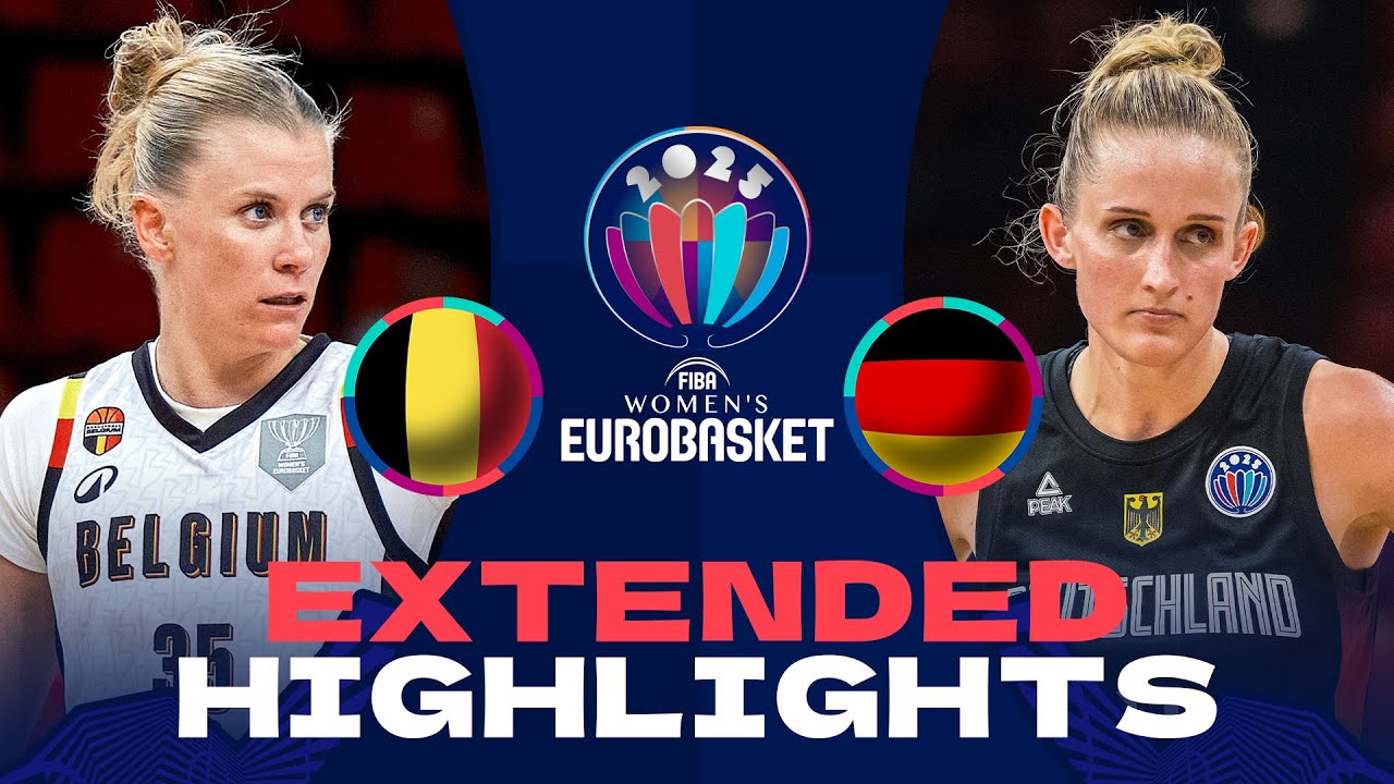Belgium 🇧🇪 vs Germany 🇩🇪 | Extended Highlights | FIBA EuroBasket Women 2025