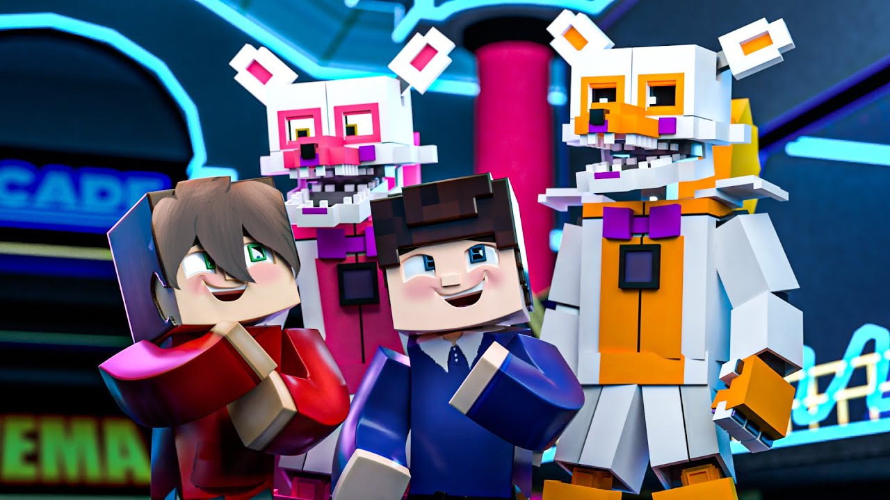 Meeting Funtime Foxy! - FNAF Origin Story (Minecraft Roleplay)