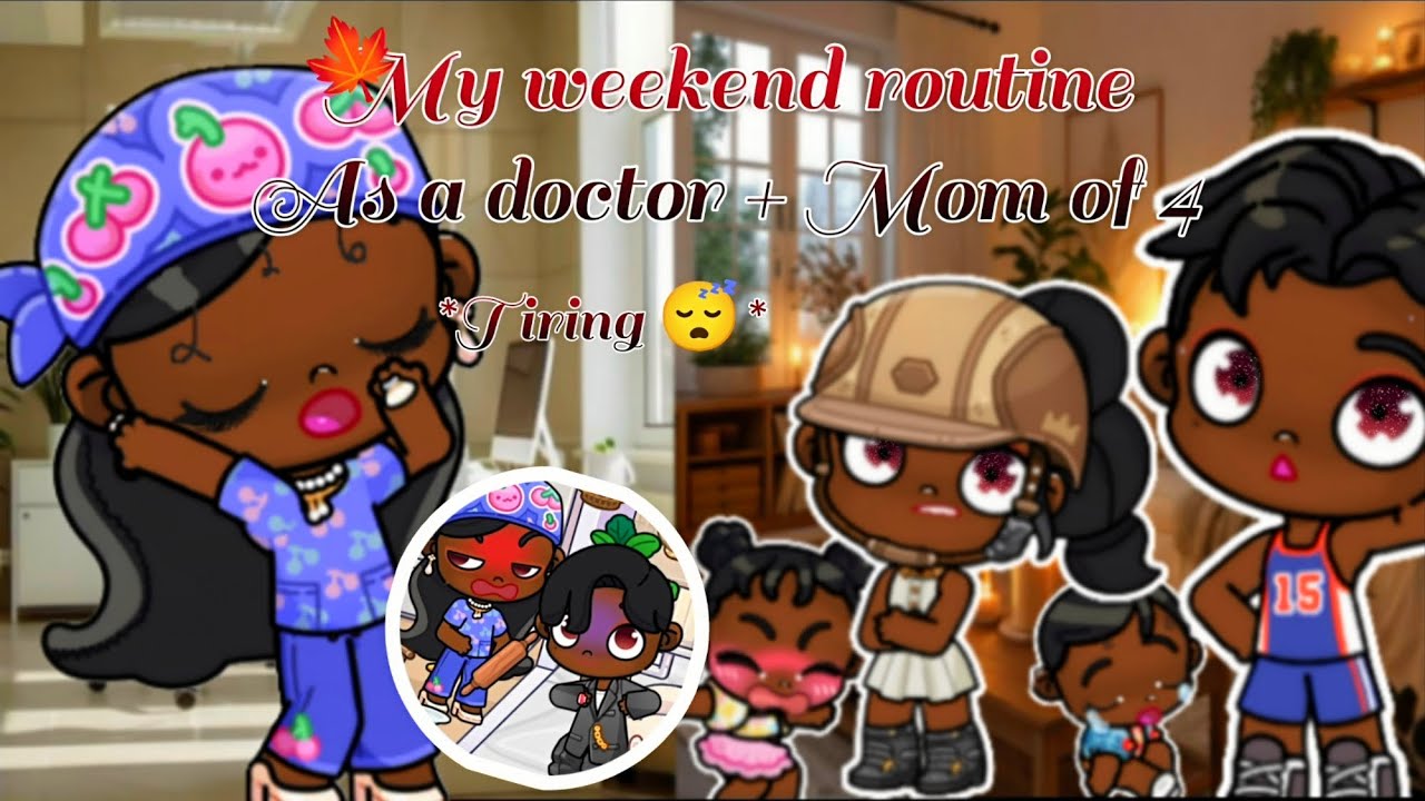 My weekend routine as a doctor! II Mom of 4 II *Tiring😴*