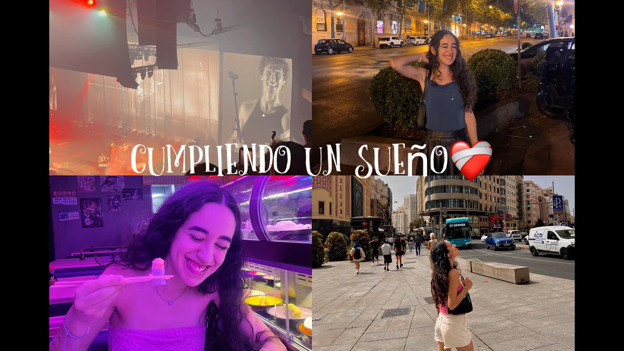 CUMPLIENDO un SUEÑO/ un día en Madrid, buffet sushi y sorpresa