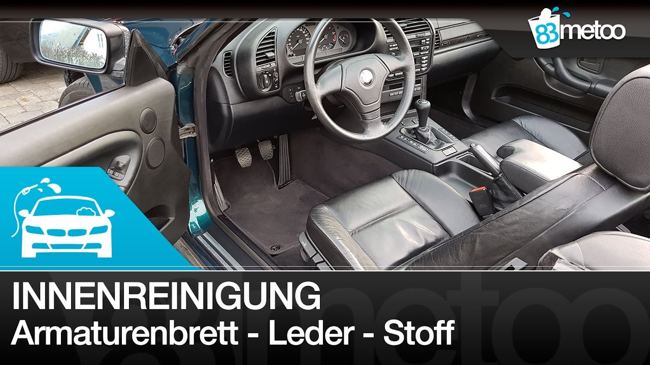 Innenreinigung Glanz für den BMW E36 | Komplette Innenraum Aufbereitung | Gyeon Q2 Leather Coat