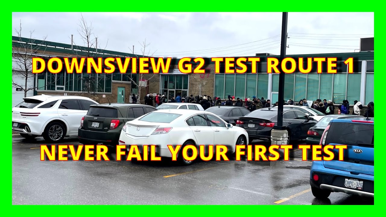 ТЕСТ DOWNSVIEW G2 «НИКОГДА НЕ ПРОВАЛИВАЙТЕ СВОЙ ПЕРВЫЙ ЭКЗАМЕН ПО ВОЖДЕНИЮ»