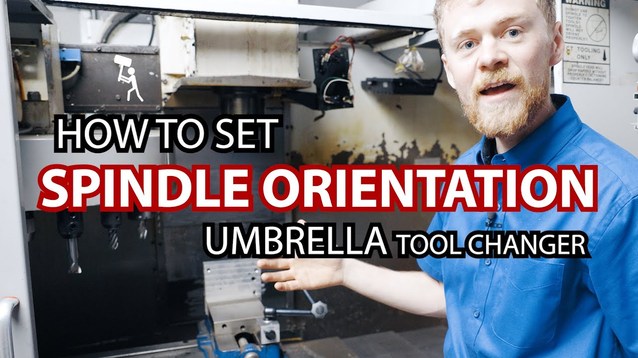 Как настроить ориентацию шпинделя в устройстве смены инструмента Umbrella