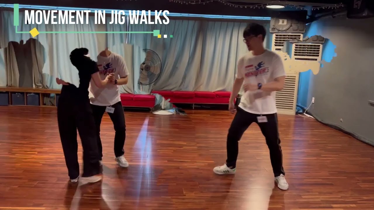 Jig Walks in Lindy Hop(Swing Dance) #2