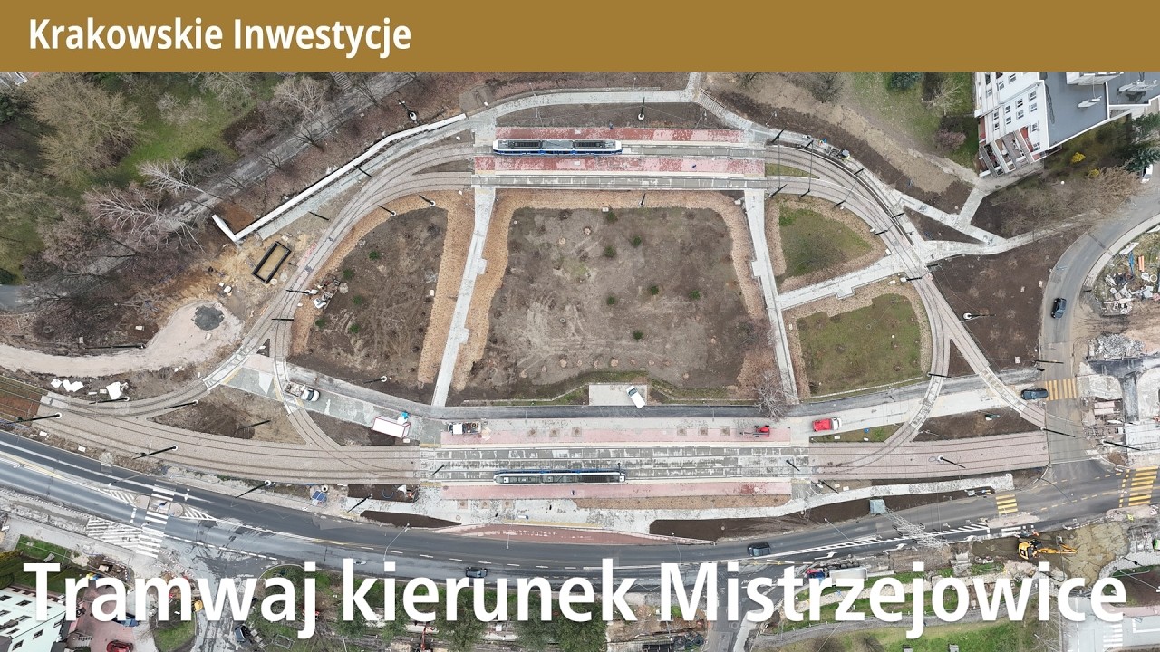 #31 Pasażerowie zostali dopuszczeni do nowej pętli Tramwajowej Mistrzejowice i trwa budowa jezdni!