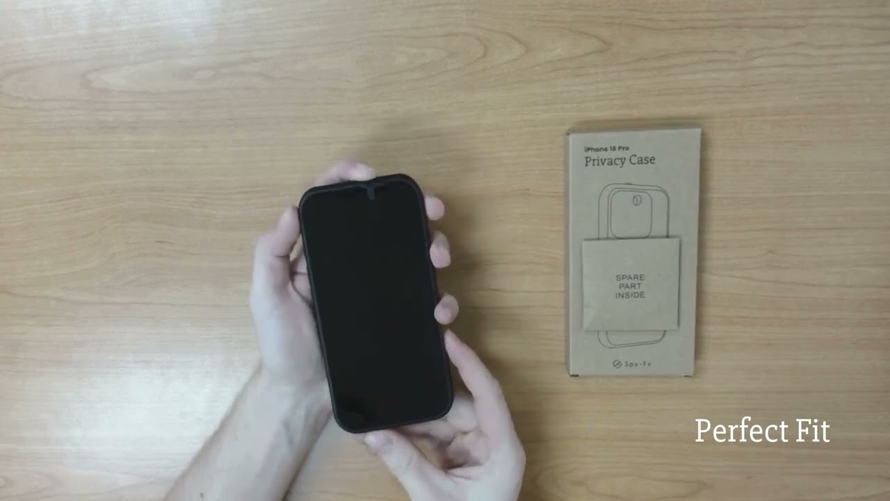 iPhone 16 (Pro) with camera covers Privacy Case | Spy-Fy | Unboxing video