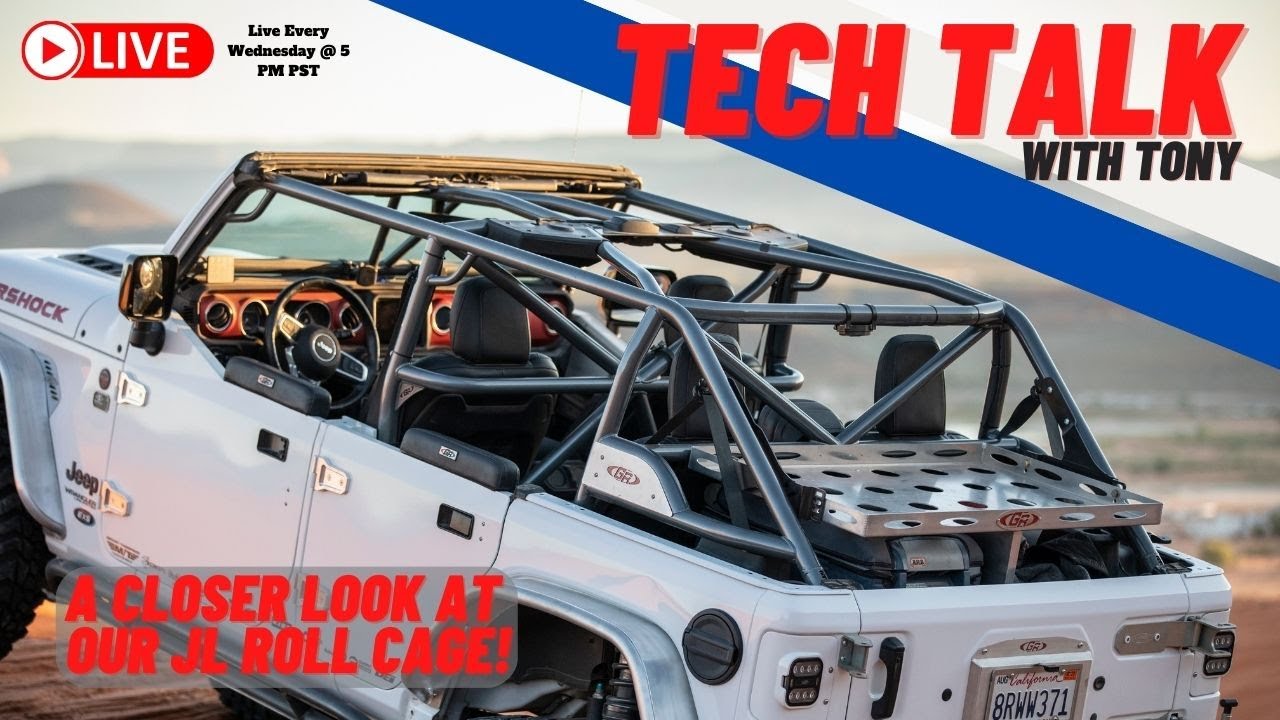 NEW JEEP JLU ROLL CAGE! We Take A Closer Look At GenRight's State Of The Art Roll Cage! LIVE Q&A!