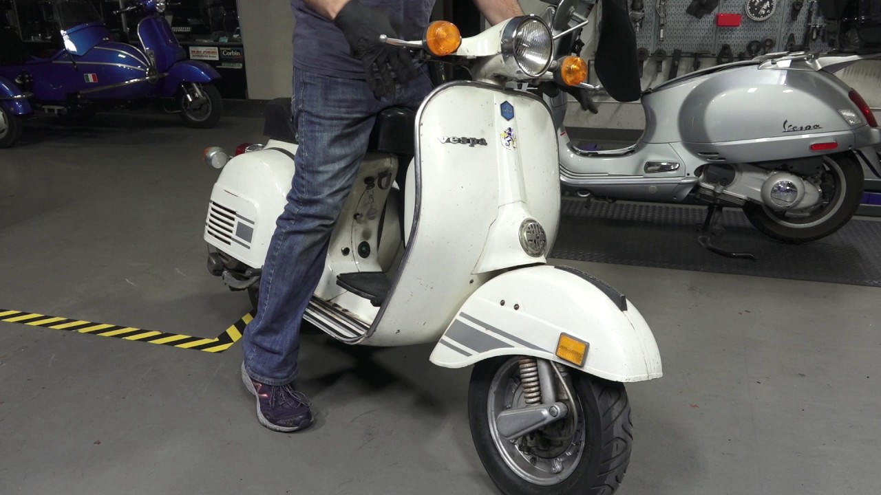 Как завести винтажную Vespa