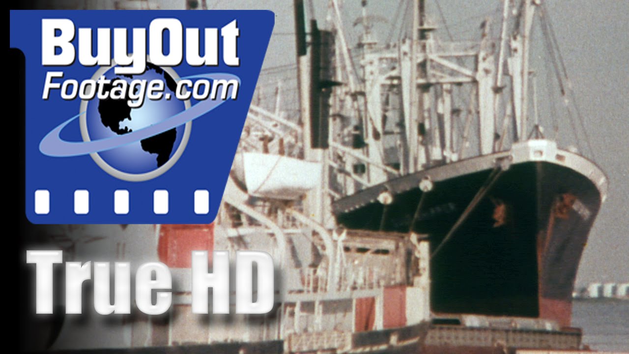 New Orleans Louisiana Port and Street Scenes 1970s Historic HD Footage
