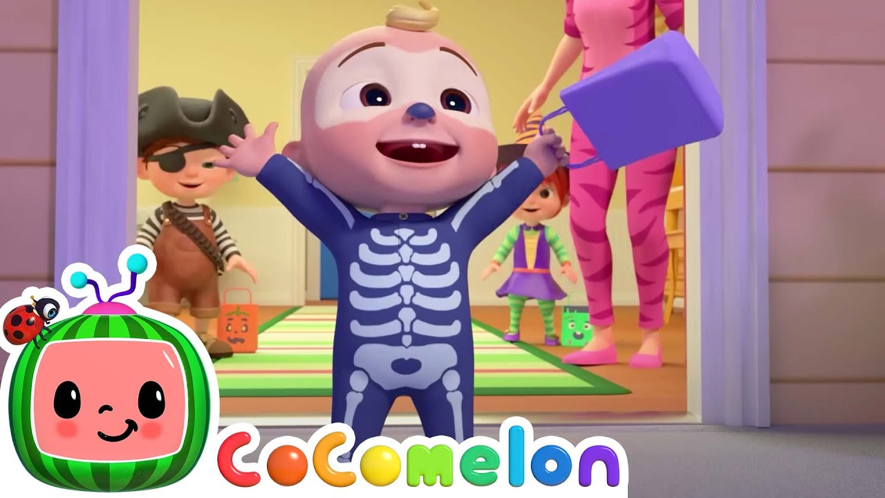 Trick or Treat Song | Cocomelon | Cartoons for Kids | Learning Show | Halloween Fun