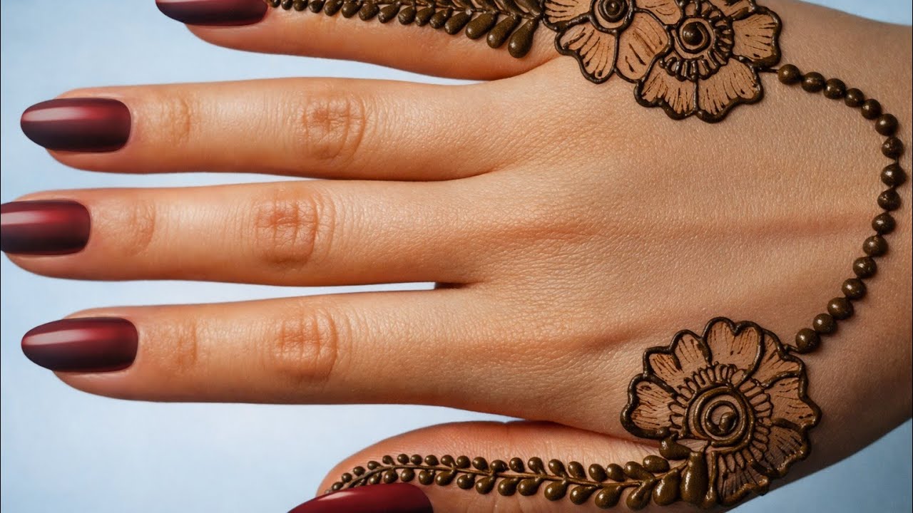 Easy Mehndi Design || Simple Mehndi Design 