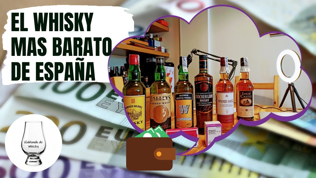 El Whisky más barato de España. ALDI, LIDL, DIA, MERCADONA, CARREFOUR e HIPERCOR