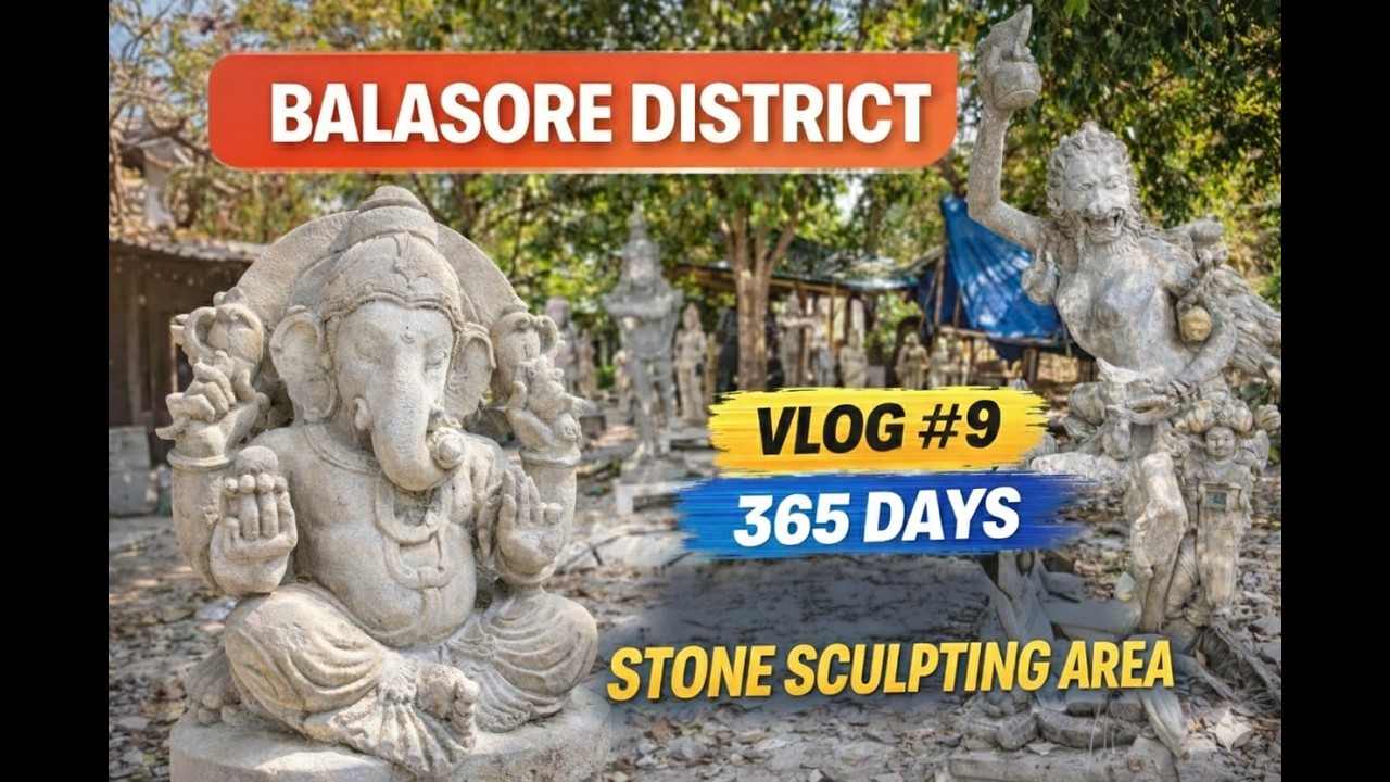 Hidden Art You MUST See in Balasore | Day 9 Challenge | #stone  #odisha #vlogger