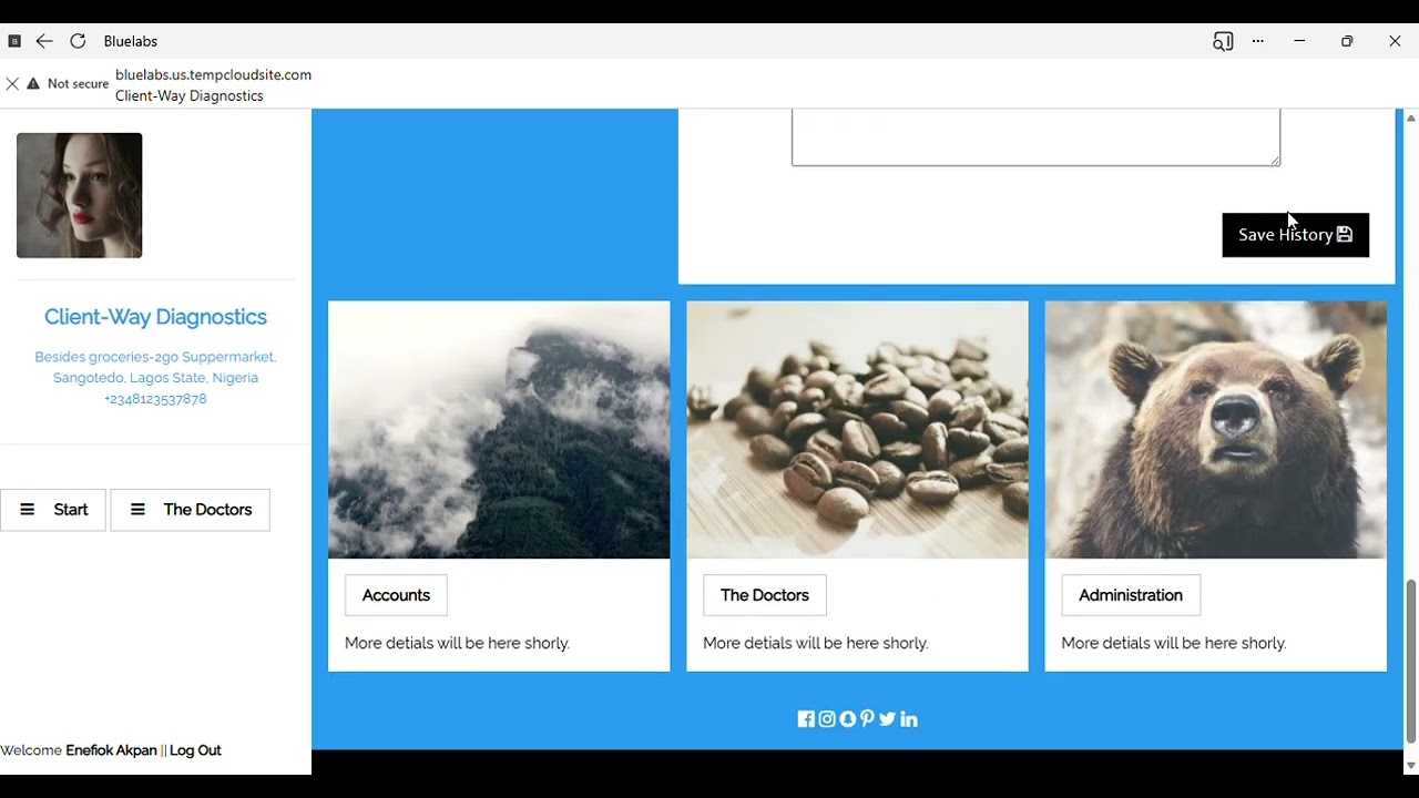 Bluelabs EMR/LIS App