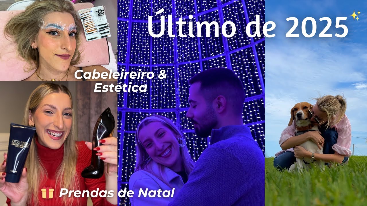 VLOG: últimos momentos do ano | cabeleireiro & estética | haul prendas de Natal