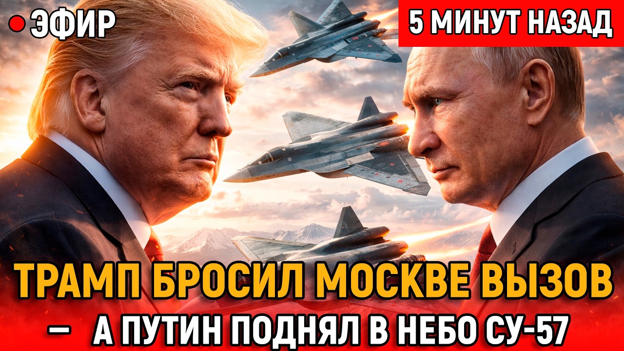 Дональд Трамп бросил Москве вызов, а Путин внезапно поднял в небо су-57 на Дальнем Востоке
