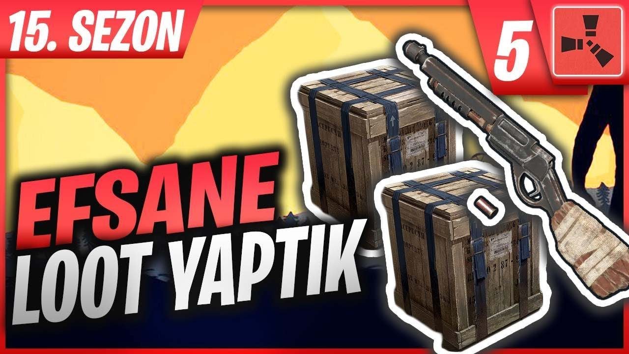 EFSANE LOOT YAPTIK ! (SİLAH BULDUK) RUST HAYATTA KALMA