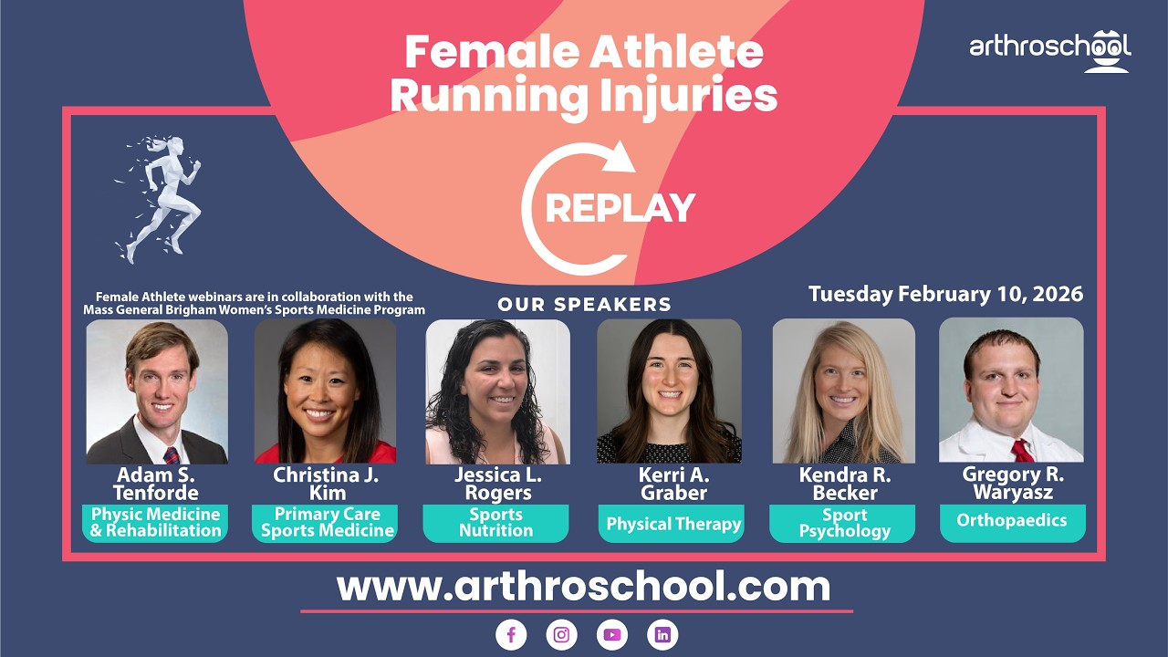 Female Athlete Running Injuries Webinar, 10th of February 2026