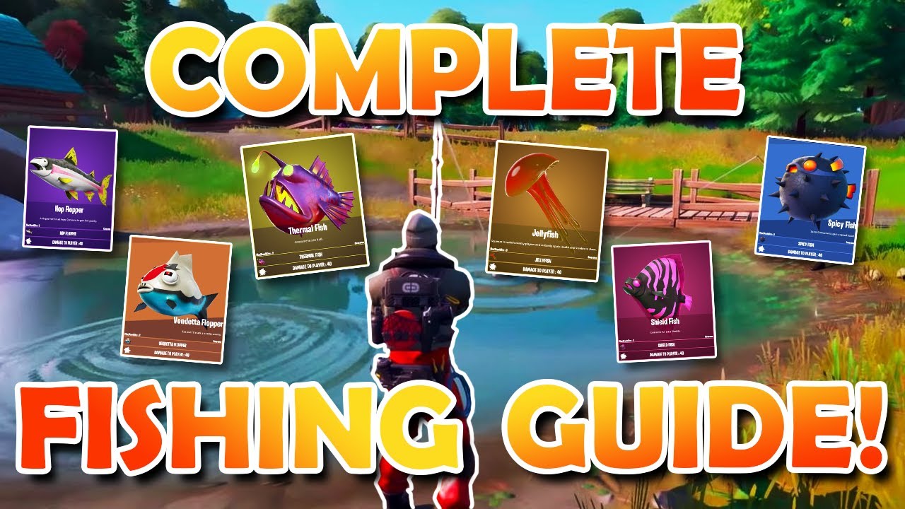 Everything You Need to Know About FISHING in Fortnite Season 4 - BEST Spot to LAND to Catch ALL Fish