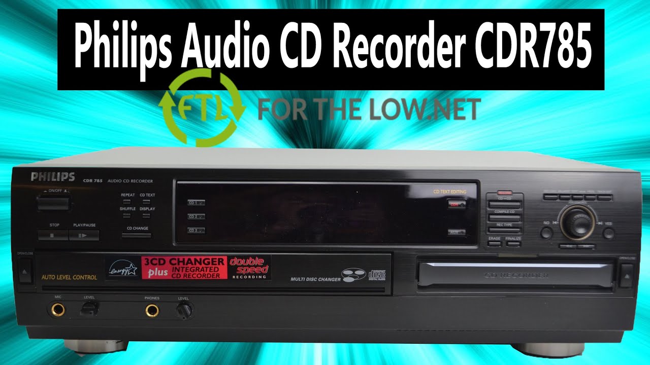 Демонстрация продукта: CD-рекордер Philips с двумя лотками, система обмена тремя дисками, проигры...