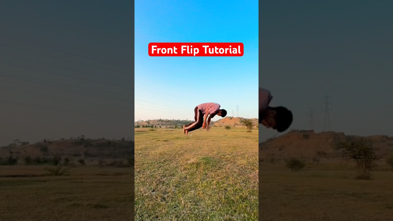Front Flip Tutorial | Front Flip Kaise Kare | how to learn front flip 