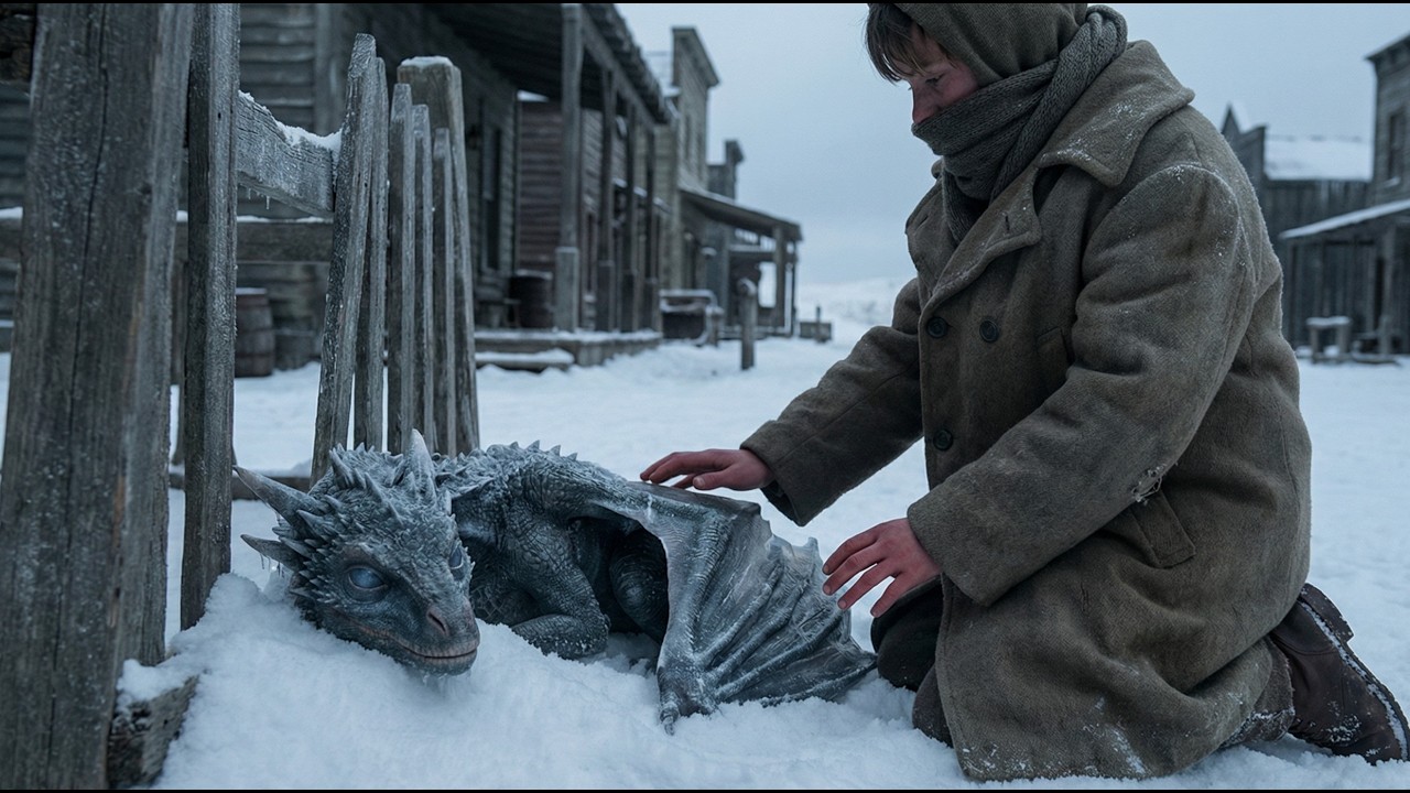 A Freezing Dragon Hatchling Begged for Shelter—The Human Boy Never Expected What Followed | HFY