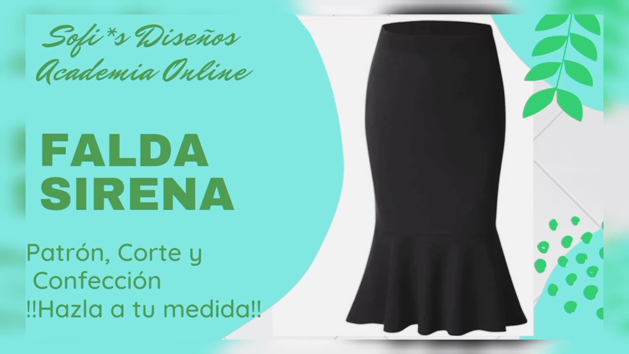 Falda Sirena ! Patrón, Corte y Confección!