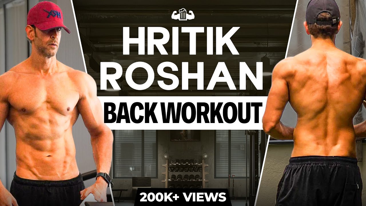 Hrithik Roshan Back Workout - Detailed Back Workout in Gym | BeerBiceps Bollywood Bodies