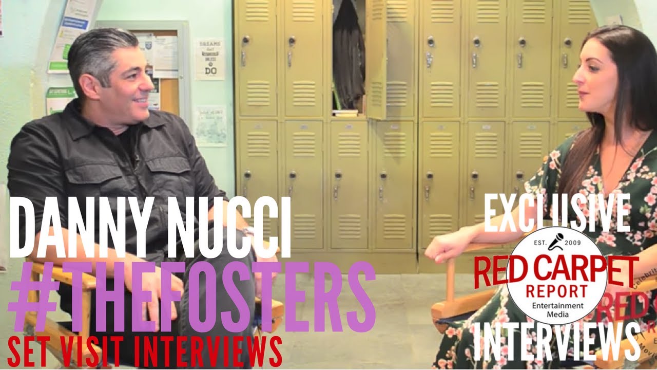 Danny Nucci interviewed on the set of Freeform's "The Fosters" for Season 5 